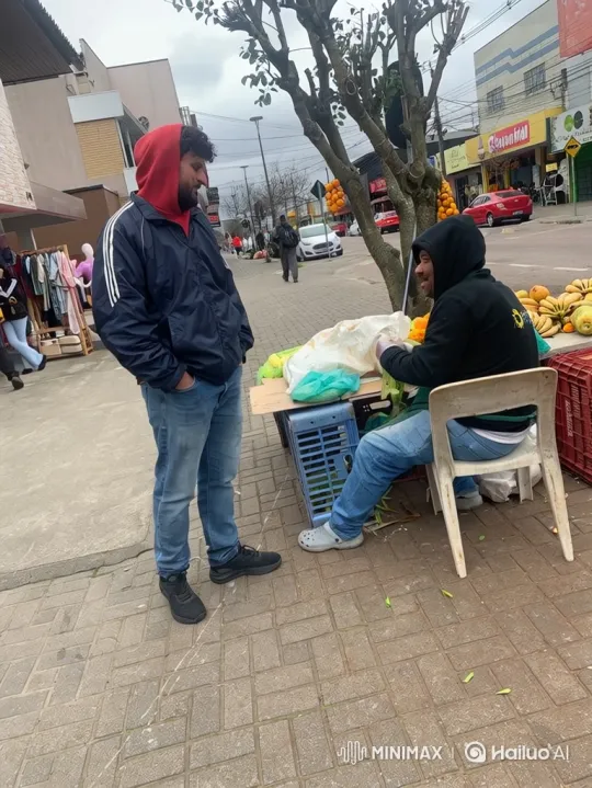 Intimate Street Kiss Between Two Men – AI Generated Video | Hailuo AI