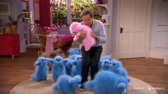 Colin Firth Overwhelmed by Multiple Fluffy Babies – AI Generated Video | Hailuo AI