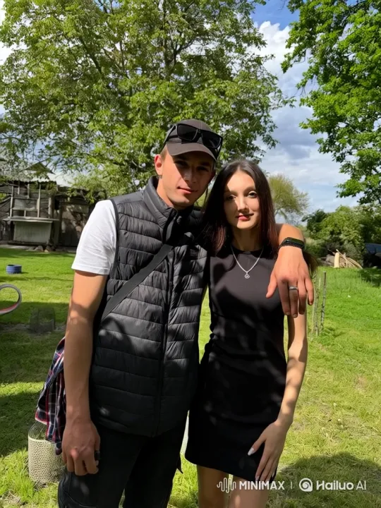Family Embrace Captured on iPhone During Summer Evening – AI Generated Video | Hailuo AI