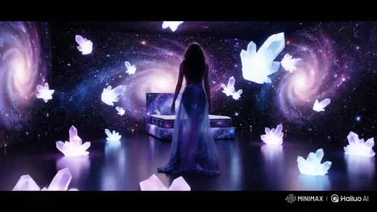 Galaxy: A Vast Collection of Stars and Celestial Bodies – AI Generated Video | Hailuo AI