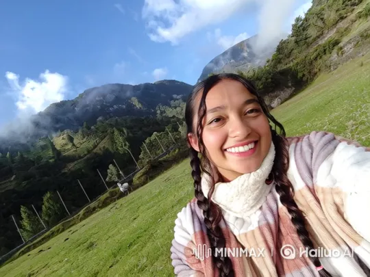 Mother and Daughter's Joyful Reunion on Mountain Slope – AI Generated Video | Hailuo AI