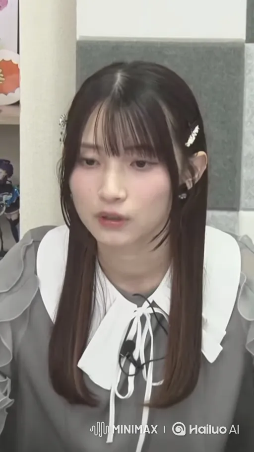Young East Asian Woman Submerges in Clear Water – AI Generated Video | Hailuo AI