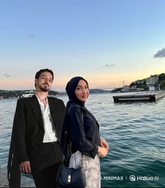 Family Embrace by Water at Dusk – AI Generated Video | Hailuo AI