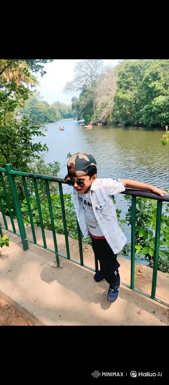 Whale Surprises Boy with Dramatic River Leap – AI Generated Video | Hailuo AI