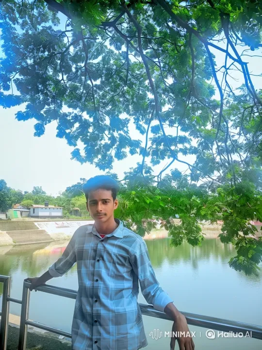 Young Couple Shares Serene Moment in Golden Hour Park – AI Generated Video | Hailuo AI
