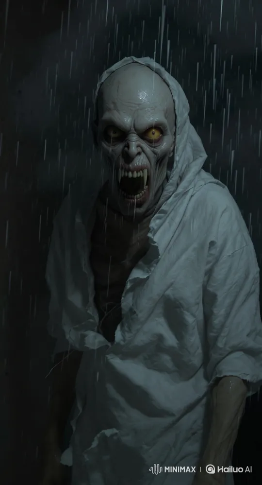 Creepy Creature Encounter: Close-Up of Feral Face – AI Generated Video | Hailuo AI