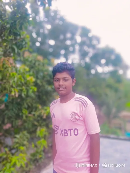 Young Boy Smiles Gently in Serene Outdoor Setting – AI Generated Video | Hailuo AI