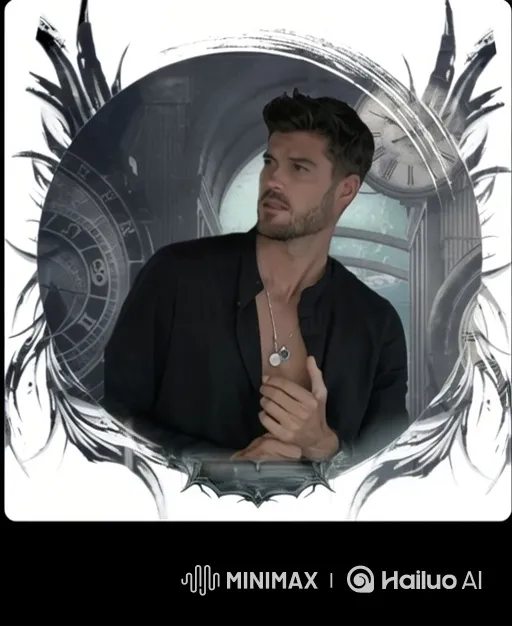 Stylized Portrait of a Man in Motion – AI Generated Video | Hailuo AI