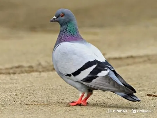 Pigeon Explodes into Feathers, Reconstitutes to Sleep on Toilet – AI Generated Video | Hailuo AI