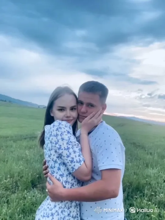 Family Embrace Captured in Intimate Summer Evening Video – AI Generated Video | Hailuo AI