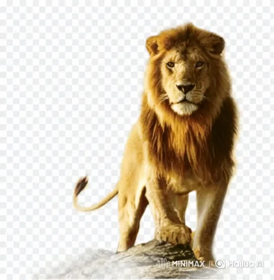 Lion's Majestic Leap and Speed in Dense Jungle – AI Generated Video | Hailuo AI