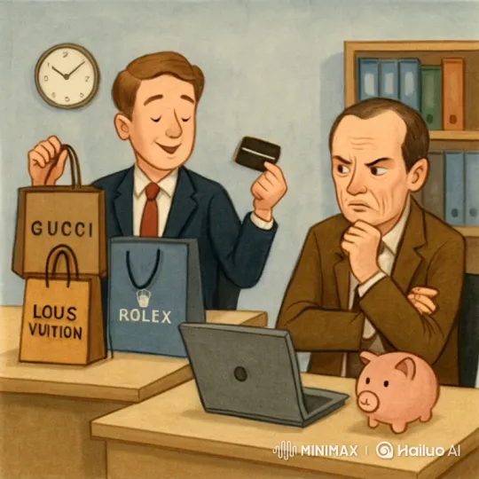 Colleague's Luxury Spending vs. Saving Mindset – AI Generated Video | Hailuo AI