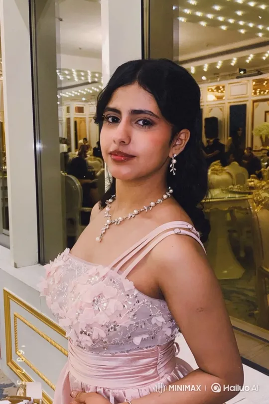 Young Woman and Policeman Share Intimate Moment in Opulent Hall – AI Generated Video | Hailuo AI