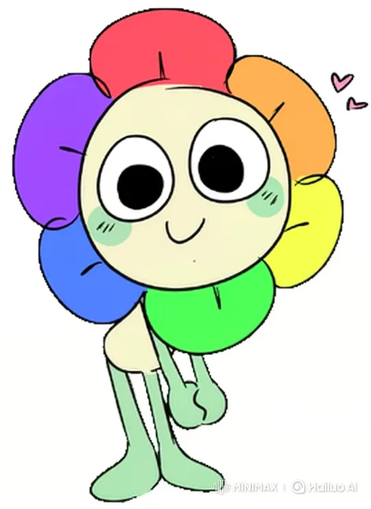 Anthropomorphic Flower Attacked by Cartoon Dog in Park – AI Generated Video | Hailuo AI