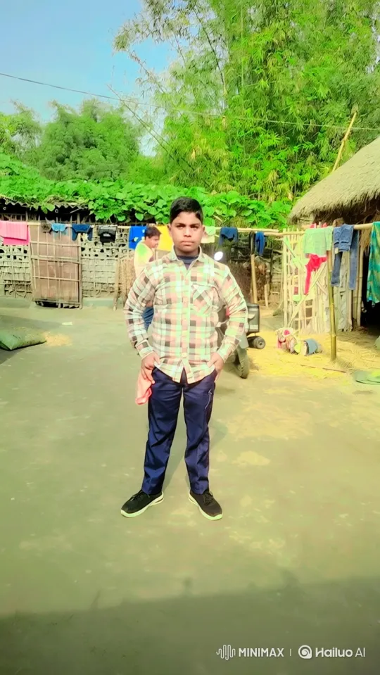 Young Man in Rustic Setting Enters Modern Car – AI Generated Video | Hailuo AI