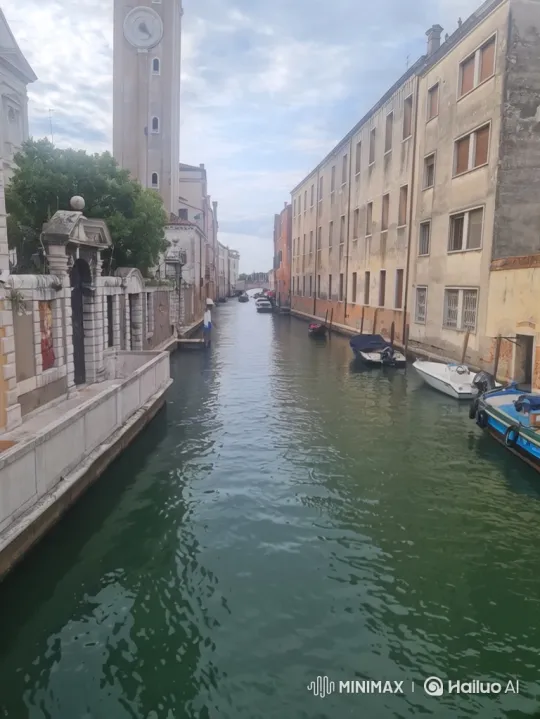 Hero with Blue Hair Saves People from Canal Flood – AI Generated Video | Hailuo AI