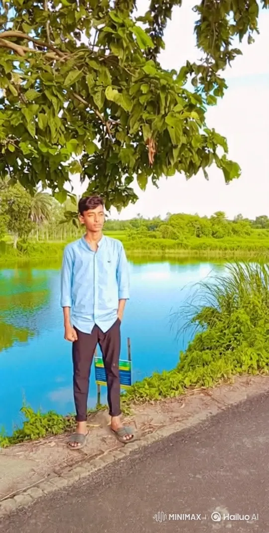 Romantic Stroll: Couple Shares Quiet Moment by Water – AI Generated Video | Hailuo AI
