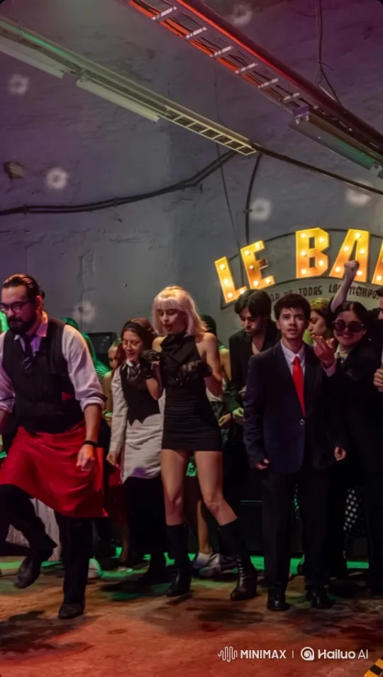 Party Scene Transforms into Dynamic Kung Fu Fight – AI Generated Video | Hailuo AI