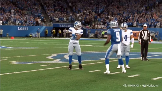 Gibbs Scores Winning Touchdown on Lions Field – AI Generated Video | Hailuo AI