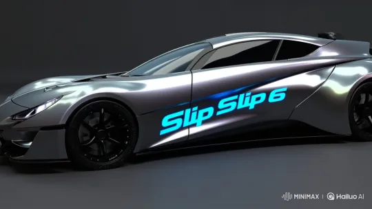 Silver Sports Car Transforms into Tornado Intercept Vehicle – AI Generated Video | Hailuo AI