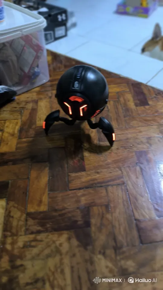 Robot and Rabbit: A Study in Movement and Observation – AI Generated Video | Hailuo AI