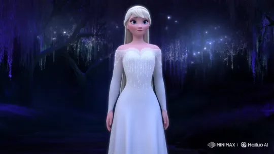 Elsa's Squat Challenge in Enchanted Forest - 3D Animation – AI Generated Video | Hailuo AI