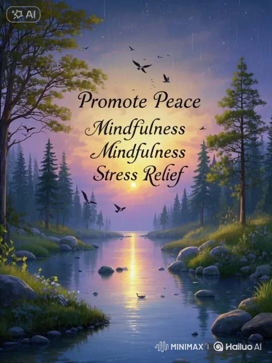 Tranquil River Landscape with Gentle Flows and Peaceful Wildlife – AI Generated Video | Hailuo AI