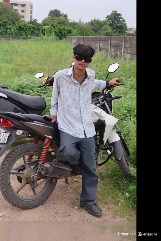 Subject Maintains Expression Against Greenery and Flowers Background – AI Generated Video | Hailuo AI