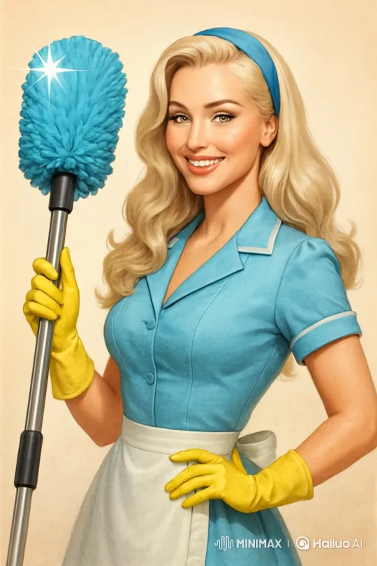 Magical Cleaning Transformation with Crystal's Sparkling Duster – AI Generated Video | Hailuo AI