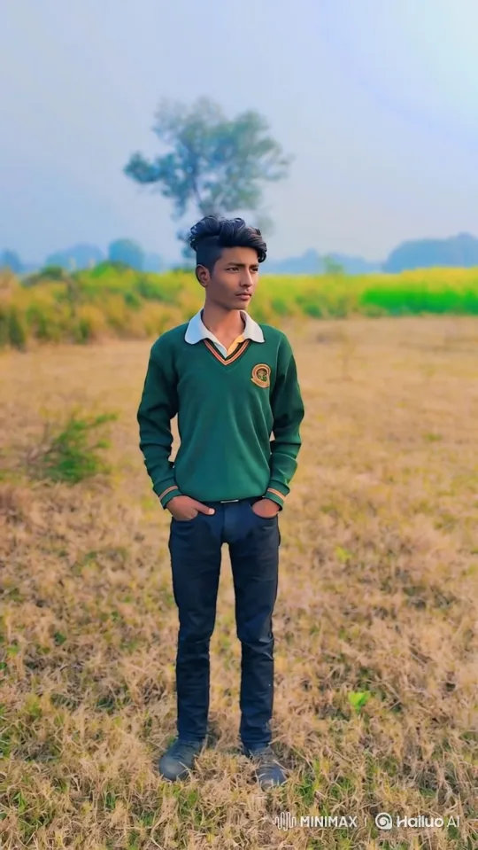 Quiet Reflection: A Couple's Silent Bond in Golden Hour Park – AI Generated Video | Hailuo AI