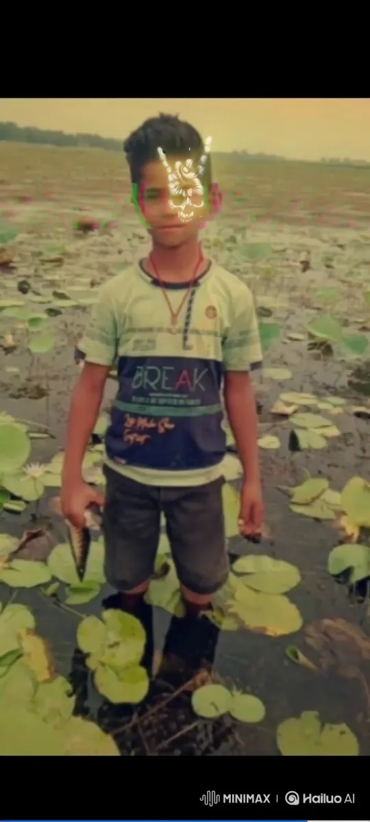 Young Boy with Fish Meets Man by Rolls Royce in Hazy Landscape – AI Generated Video | Hailuo AI