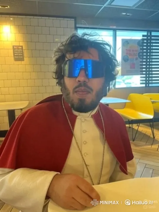 Man in Robes Duels and Gets Tickled by Darth Vader – AI Generated Video | Hailuo AI