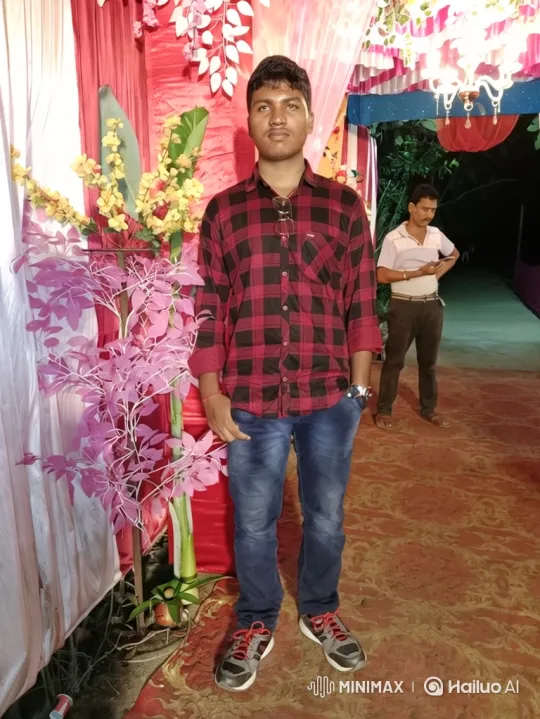Young Man Greets Man Resembling Modi at Elegant Event – AI Generated Video | Hailuo AI