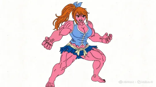 Powerful Woman Delivers Rapid Punches in Fierce Stance – AI Generated Video | Hailuo AI