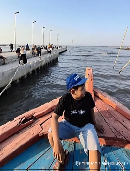 Journey from a Boy on a Boat to Earth from Space – AI Generated Video | Hailuo AI