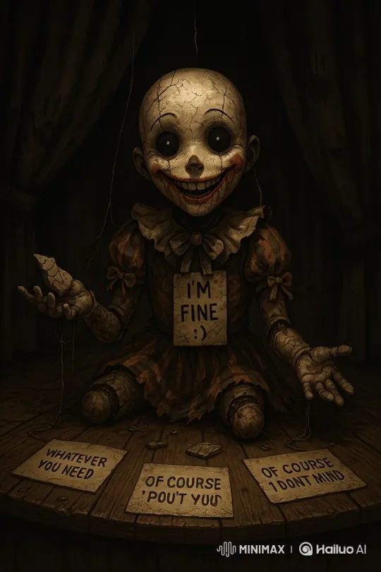 Creepy Puppet with Disturbing Smile and Movements – AI Generated Video | Hailuo AI