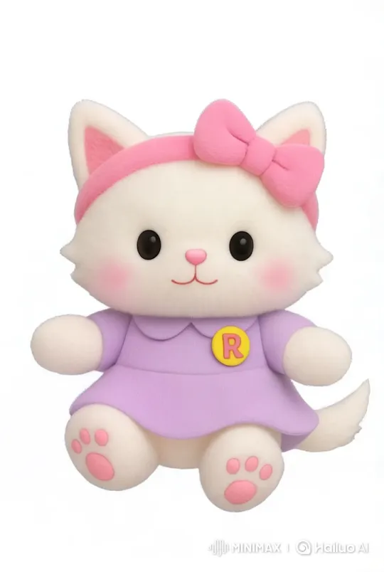 Cute Plush Cat in Lavish Clothing Store – AI Generated Video | Hailuo AI