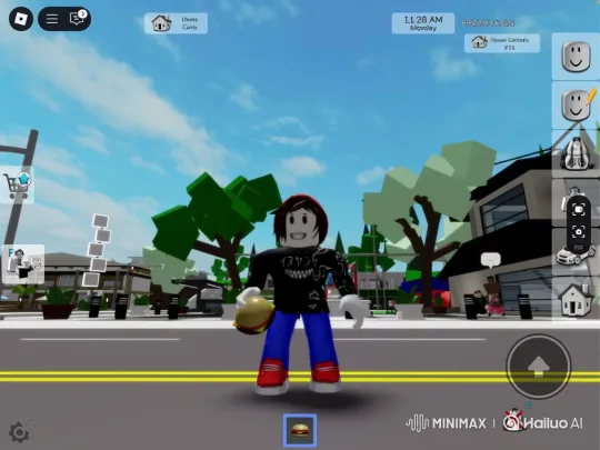 Roblox Creator Developing Game in Suburban Setting – AI Generated Video | Hailuo AI