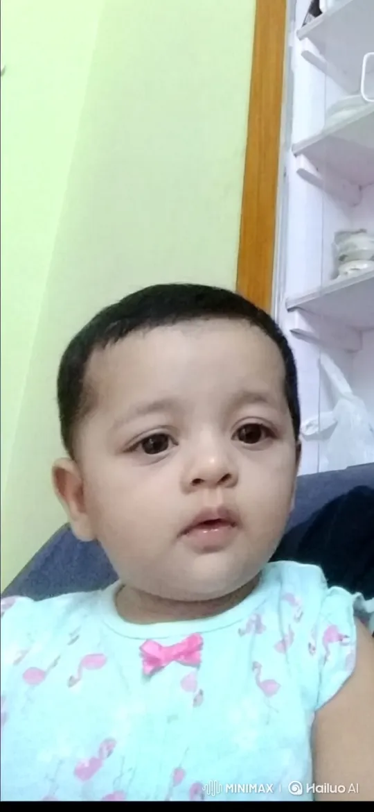 Baby Observed in Gentle, Curious Pose – AI Generated Video | Hailuo AI