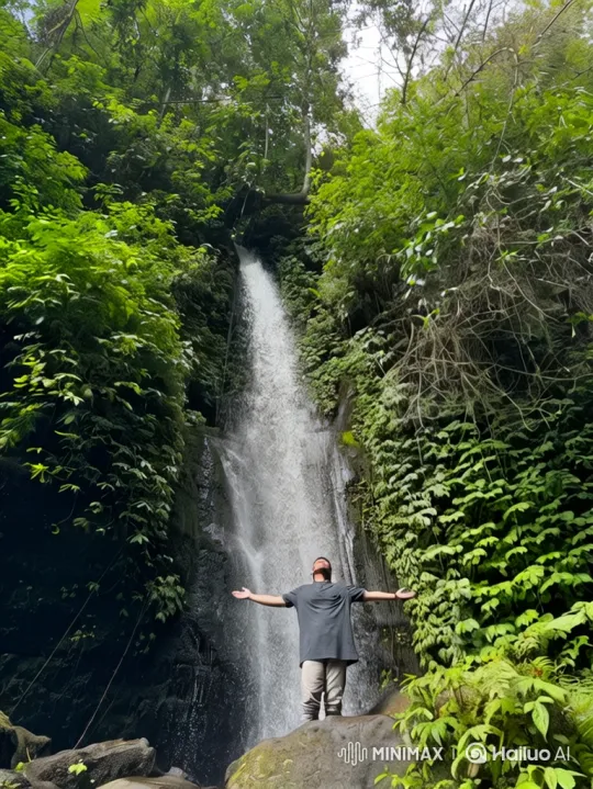 Earth's Majesty: From Waterfall to Cosmic Perspective – AI Generated Video | Hailuo AI