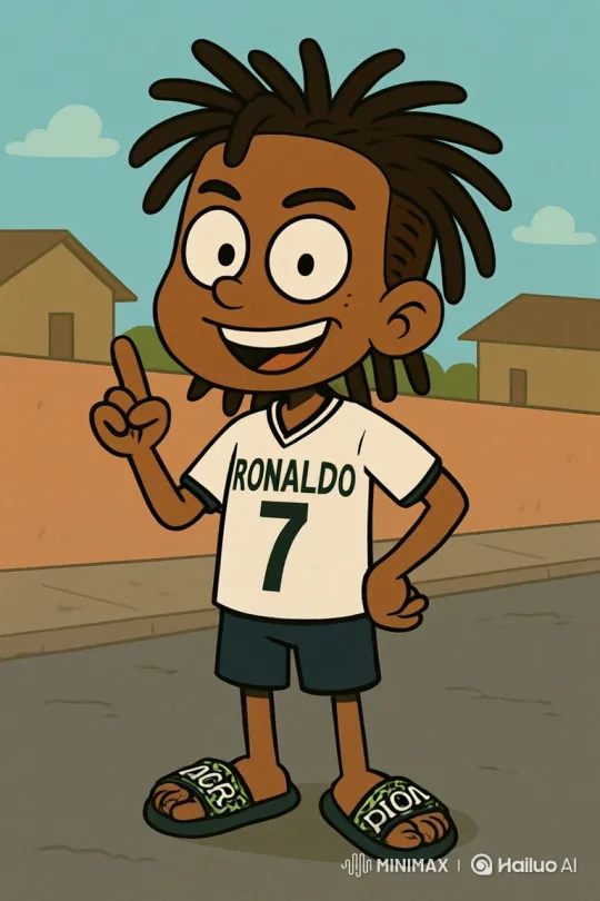 Animated Boy Poses Philosophical Question in Cartoon Style – AI Generated Video | Hailuo AI