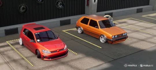 Professional Detailing of Modern and Classic Volkswagen Golfs – AI Generated Video | Hailuo AI