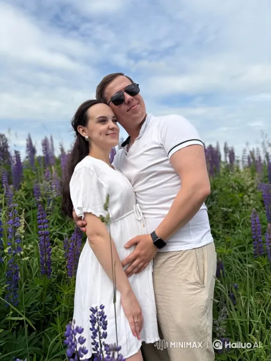 Couple in Field, Man Throws Child, Shocked Reaction – AI Generated Video | Hailuo AI
