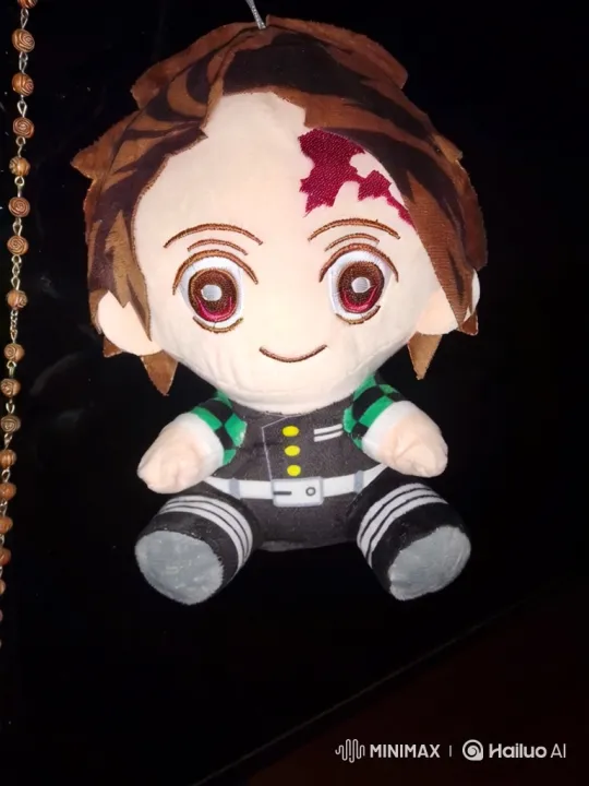 Tanjiro Plushie Falls Off Bike, Cries in Park – AI Generated Video | Hailuo AI