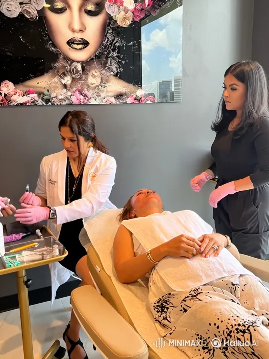 Dr. Sutaria Performs Vampire Facial at X Factor MD Med Spa – AI Generated Video | Hailuo AI