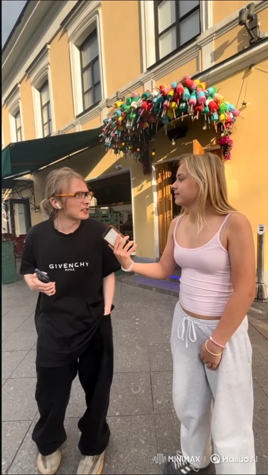 Two People Dance Freestyle on City Sidewalk – AI Generated Video | Hailuo AI