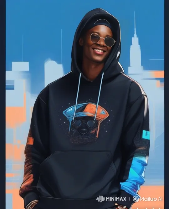 Stylized Tracking Shot of a Confident Young Man in a Vibrant Cityscape – AI Generated Video | Hailuo AI