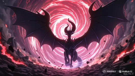 Colossal Dragon Unleashes Furious Flame Blast – AI Generated Video | Hailuo AI