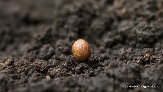 Seed Germination: From Soil to Sprout – AI Generated Video | Hailuo AI