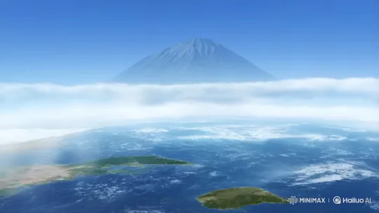 Earth from Space: Mountain Roots Stabilizing the Planet – AI Generated Video | Hailuo AI